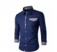 Casual - Men's Shirt - Blue - 004 - UPF
